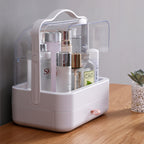 Desktop Transparent Dust-like Portable Cosmetics Storage Box