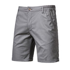 Men's Casual Solid Color Slim Fit Straight Shorts