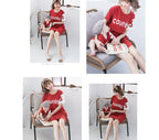 Plus Size Maternity Dress Outing Cotton Parent-child Wear