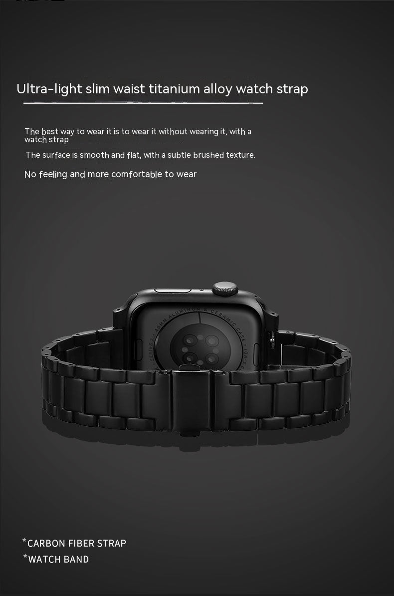 Small Waist Titanium Alloy Smart Watch Strap