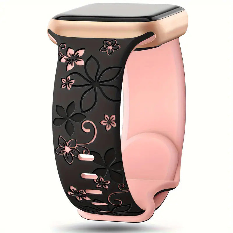 Two-tone Silicone Strap Bauhinia