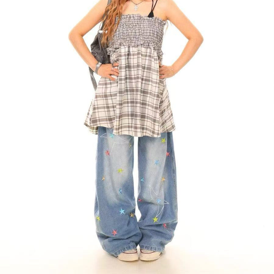 Machete Jeans Sweet Cool Embroidered High Waist