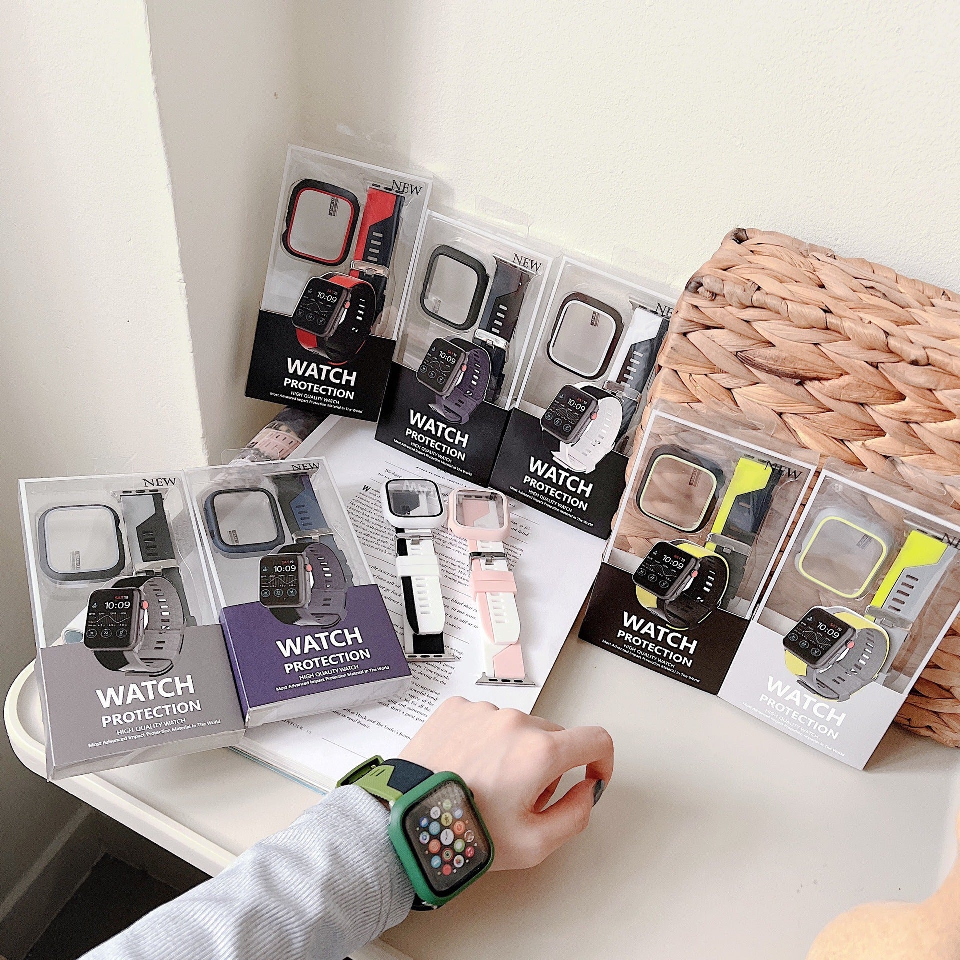 Iwatch Strap Silicone New  Merchant Strap Apple49mSE8  Watch Protective Case