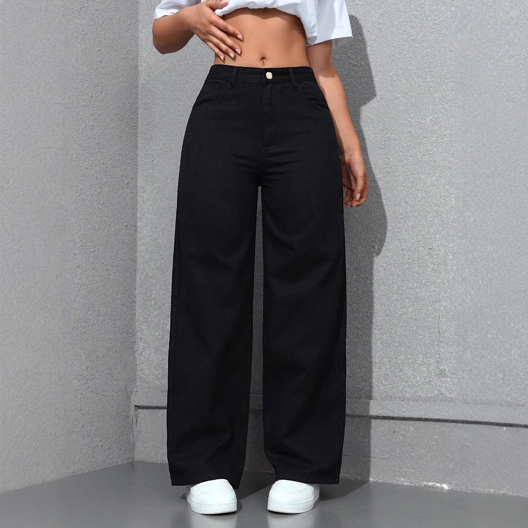 Women's Loose Straight Wide Leg Jeans