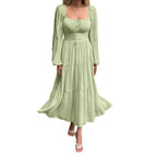 Vacation Long Sleeve Casual Dress Women's Clothing