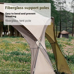 Campsite Dome Canopy Sunshade Ventilation